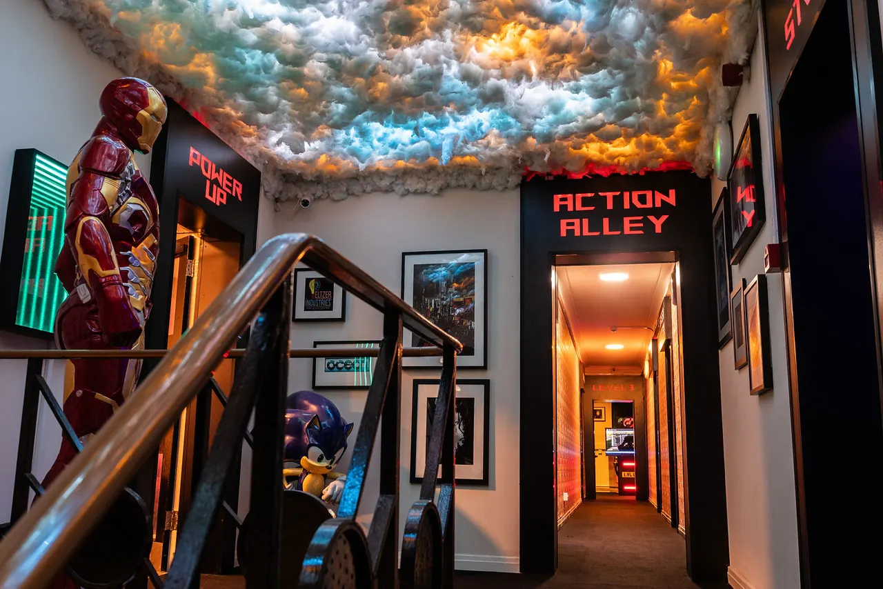 Level Up Entertainment arcade machines and guests