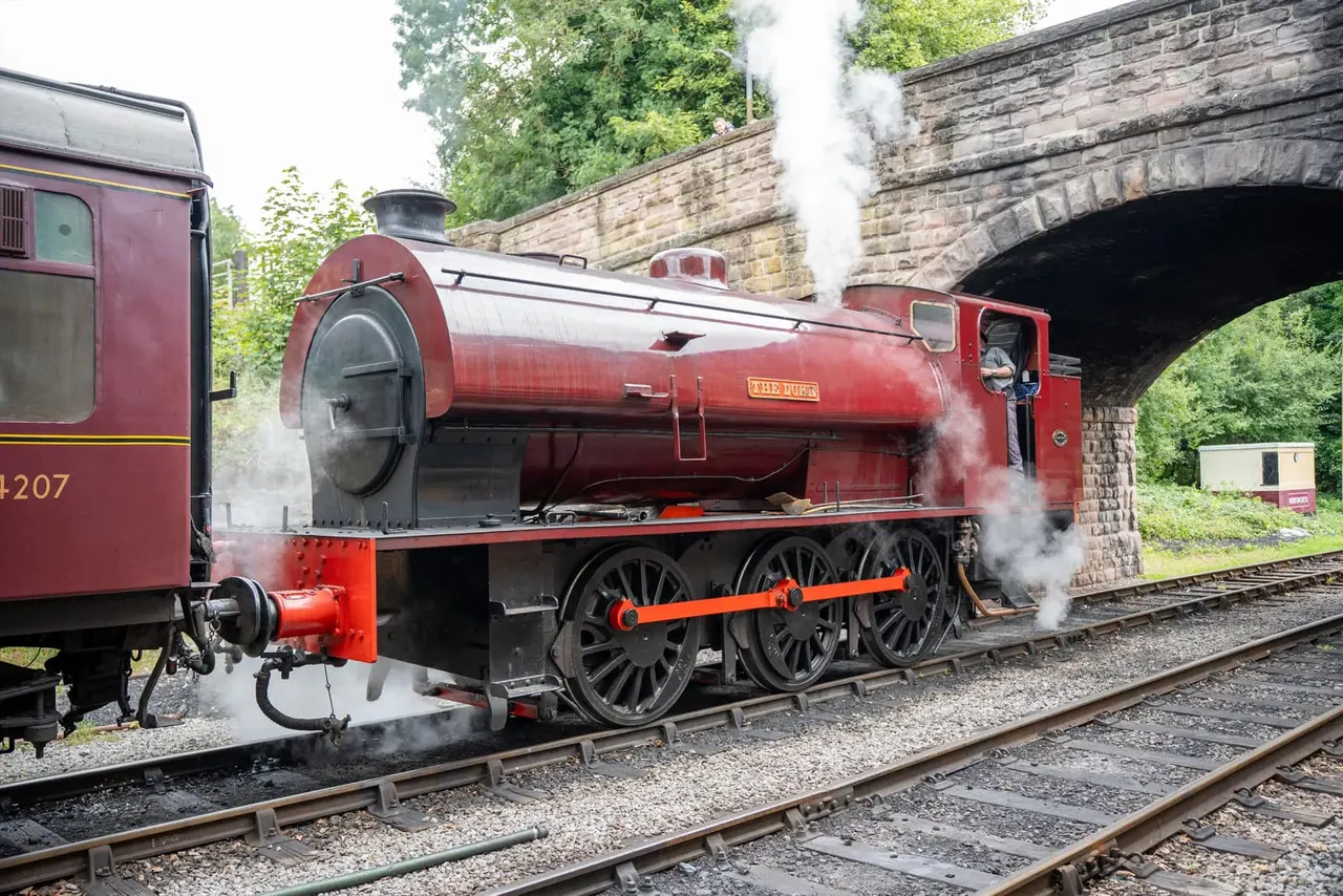 Heritage train on the Ecclesbourne Valley Railway