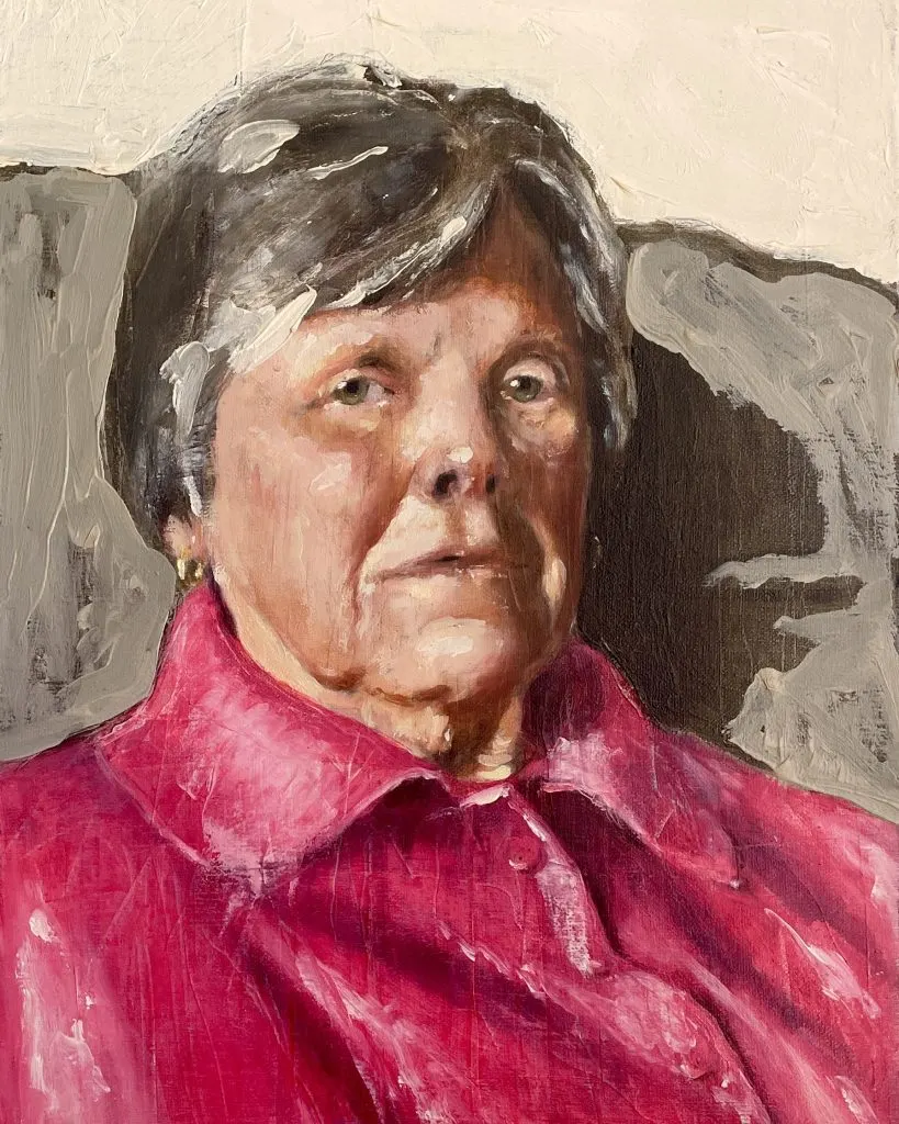 This is a portrait painting, not a photograph. Therefore, my response is:

GRAPHIC