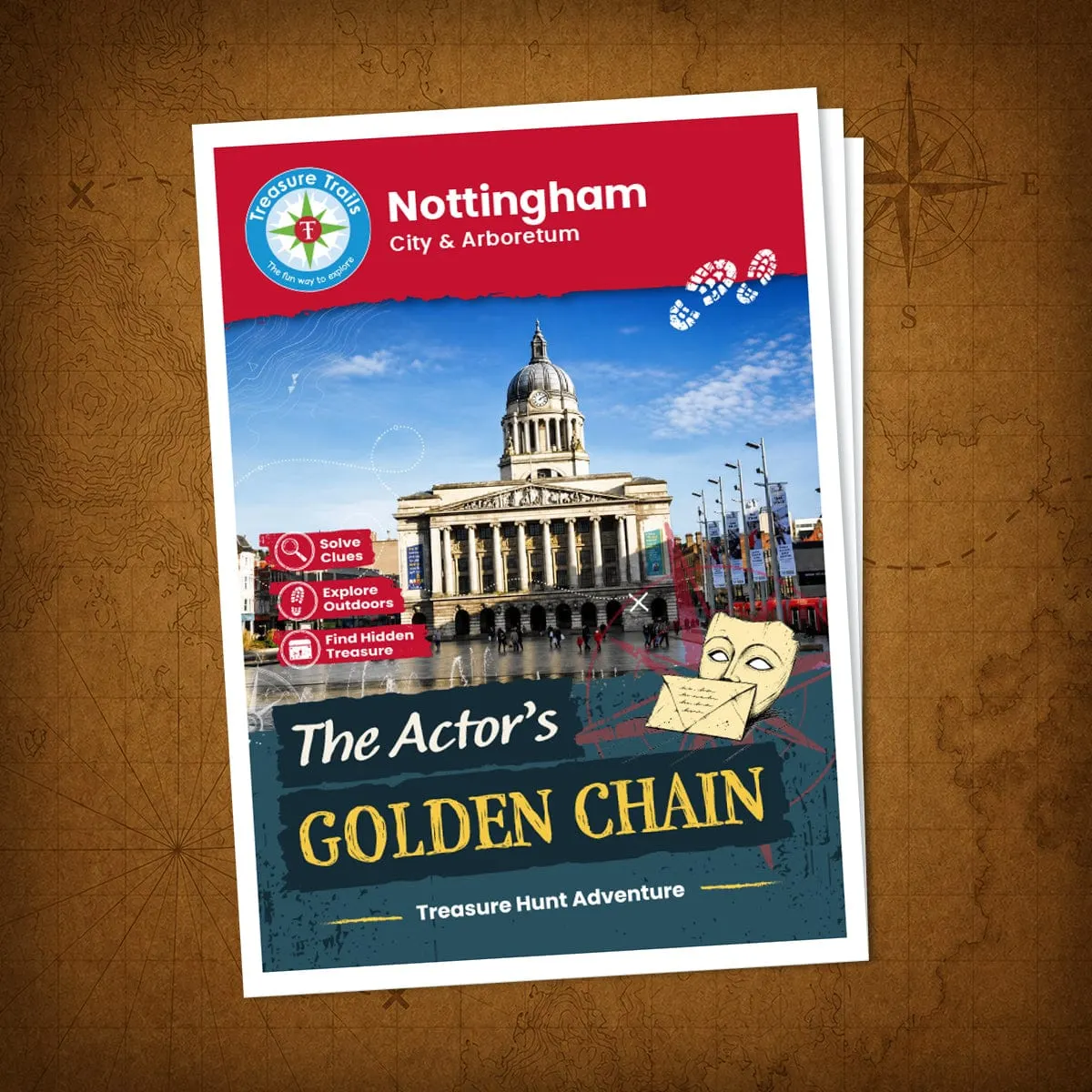 Nottingham City and Arboretum treasure trail booklet cover