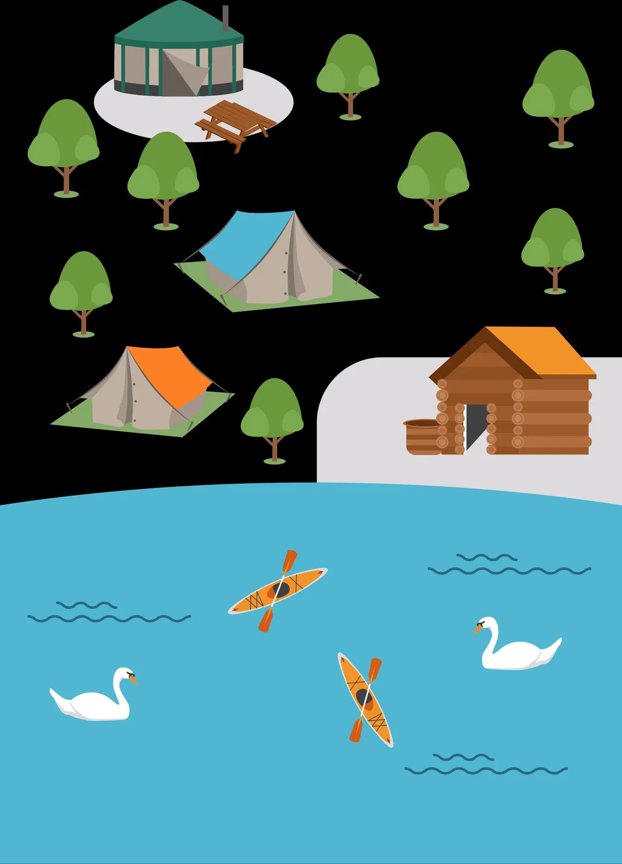 Kingfisher Lakes Glamping & Lodges
