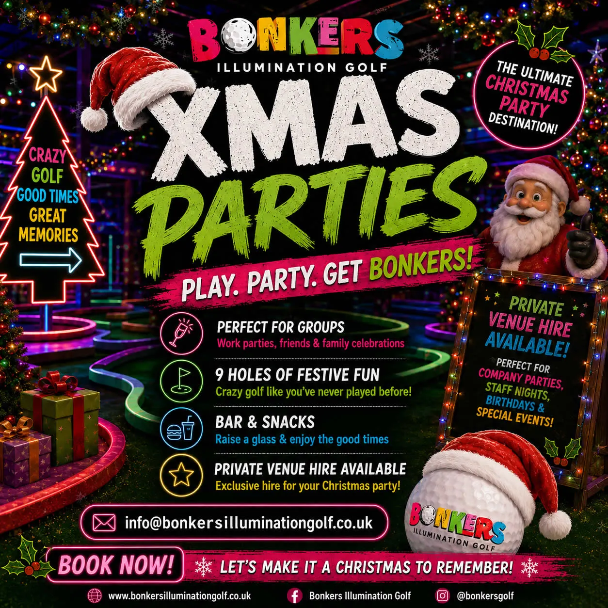 Bonkers Illumination Golf & Bar