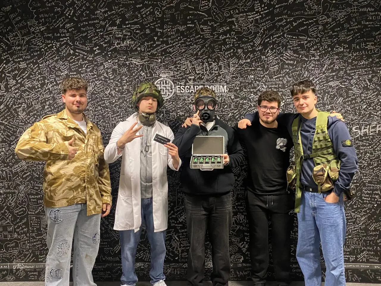 Contagion escape room set at The Escape Room Guys Derby