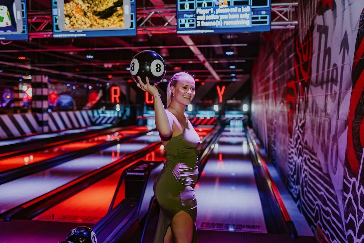 Opening night bowling lanes at Roxy Humberstone Gate Leicester