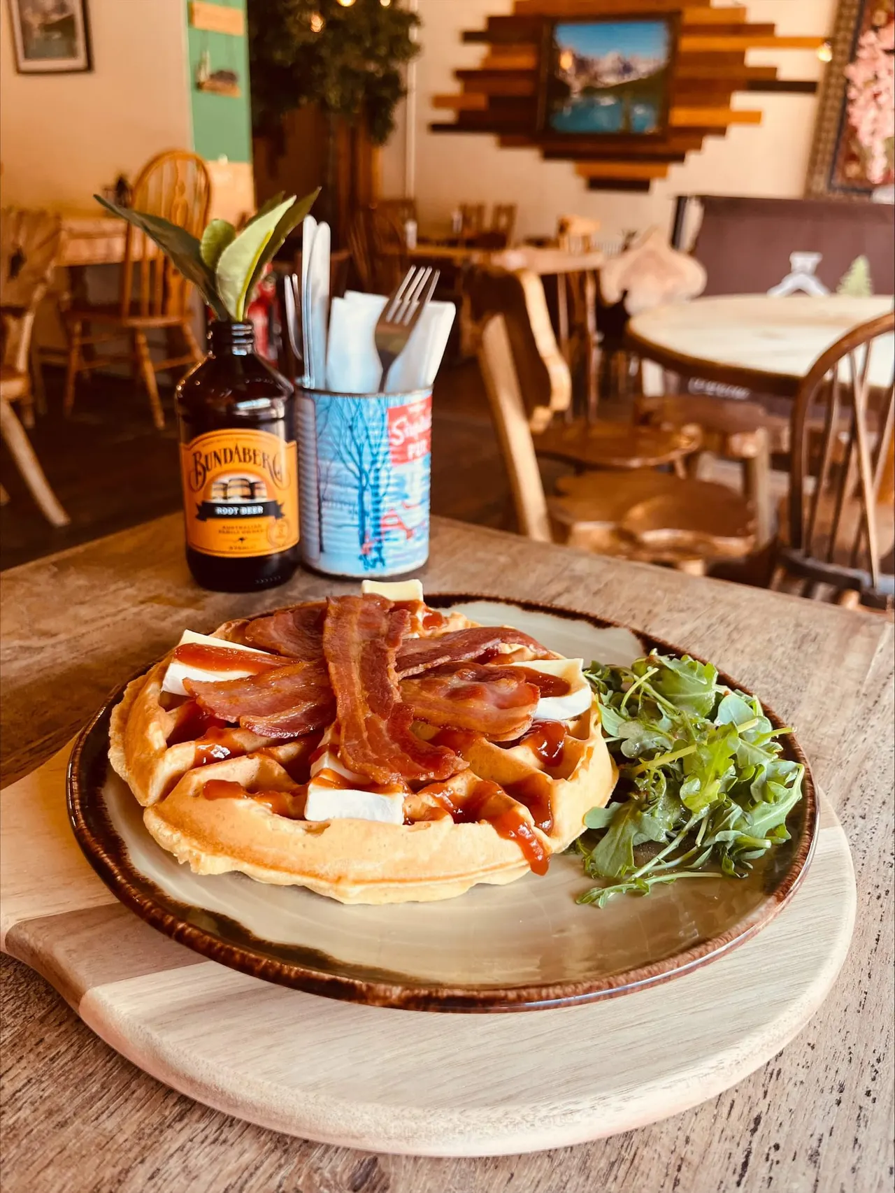 Waffle at The Cabin, Sheffield. Courtesy of The Cabin