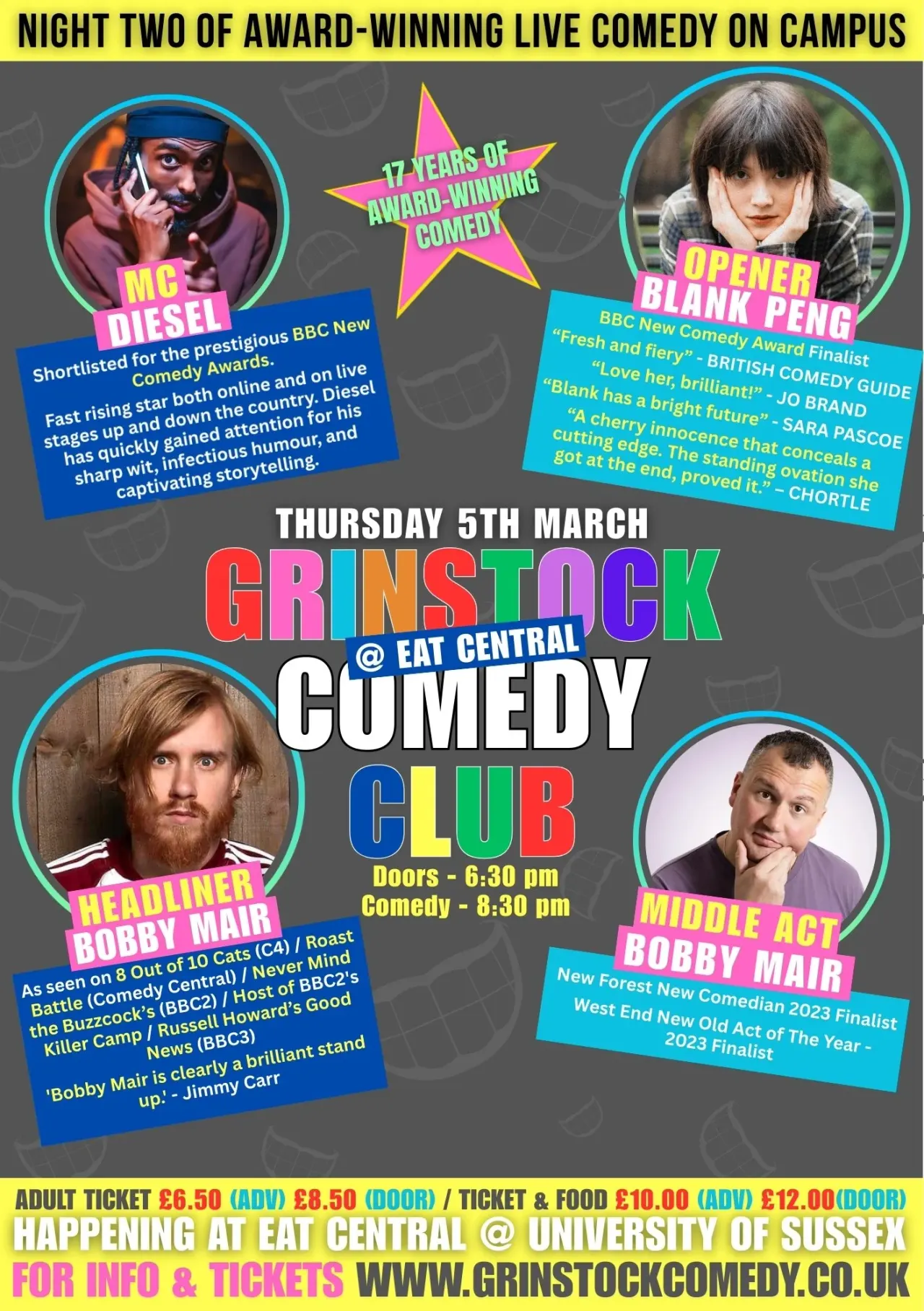 Grinstock Comedy