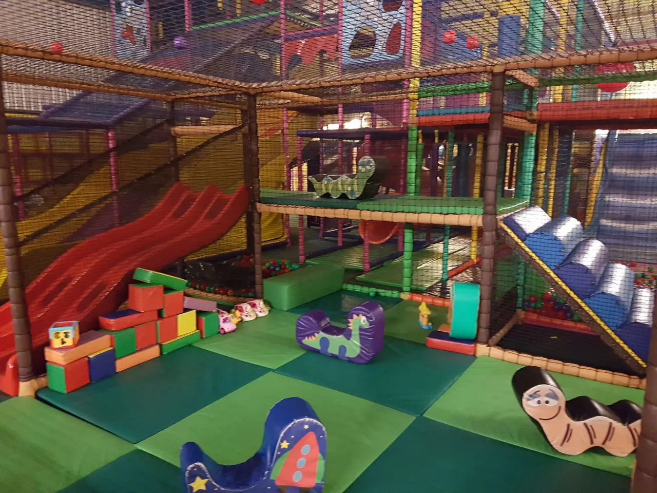 Play structure at Playmania Mansfield