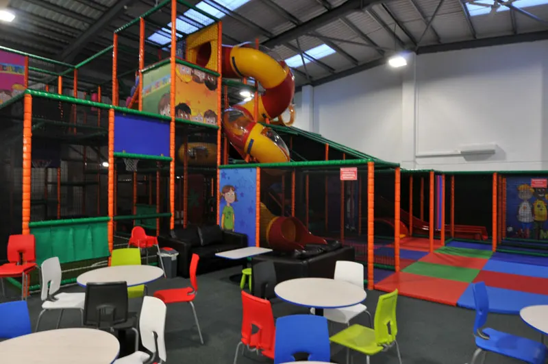 Three-tier soft-play frame at Mini Mischiefs