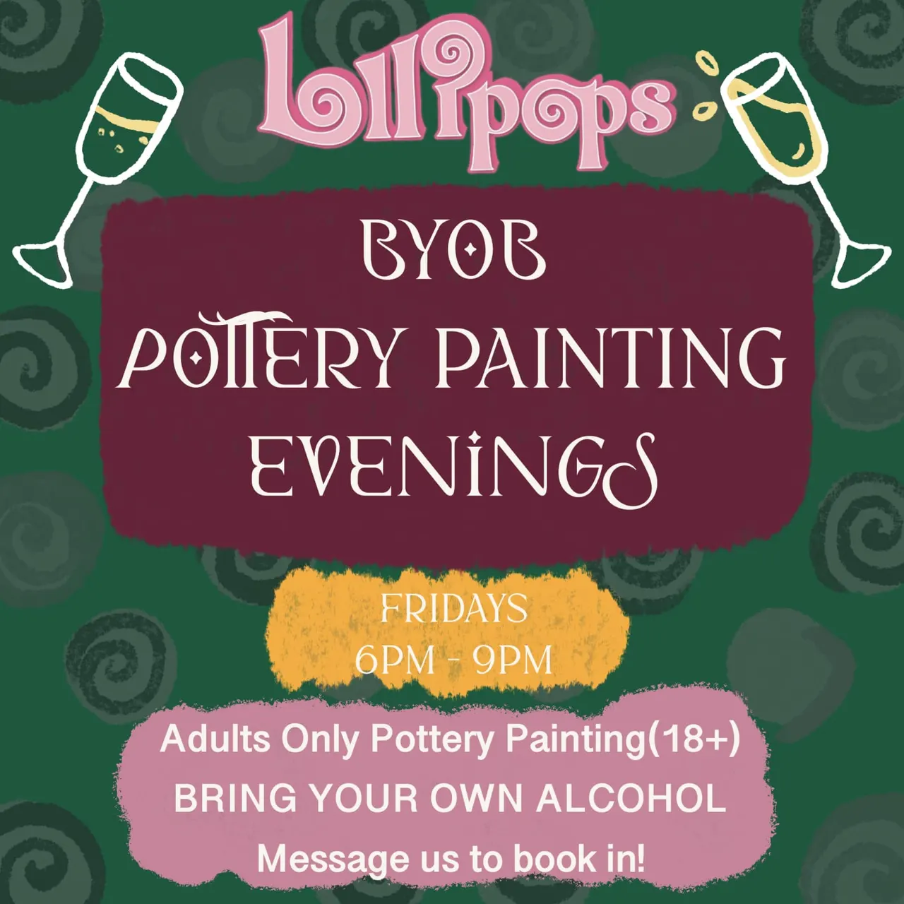 Lollipops Pottery Painting Studio