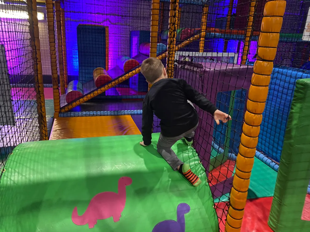 Soft play interior structures at Cyril's Fun House
