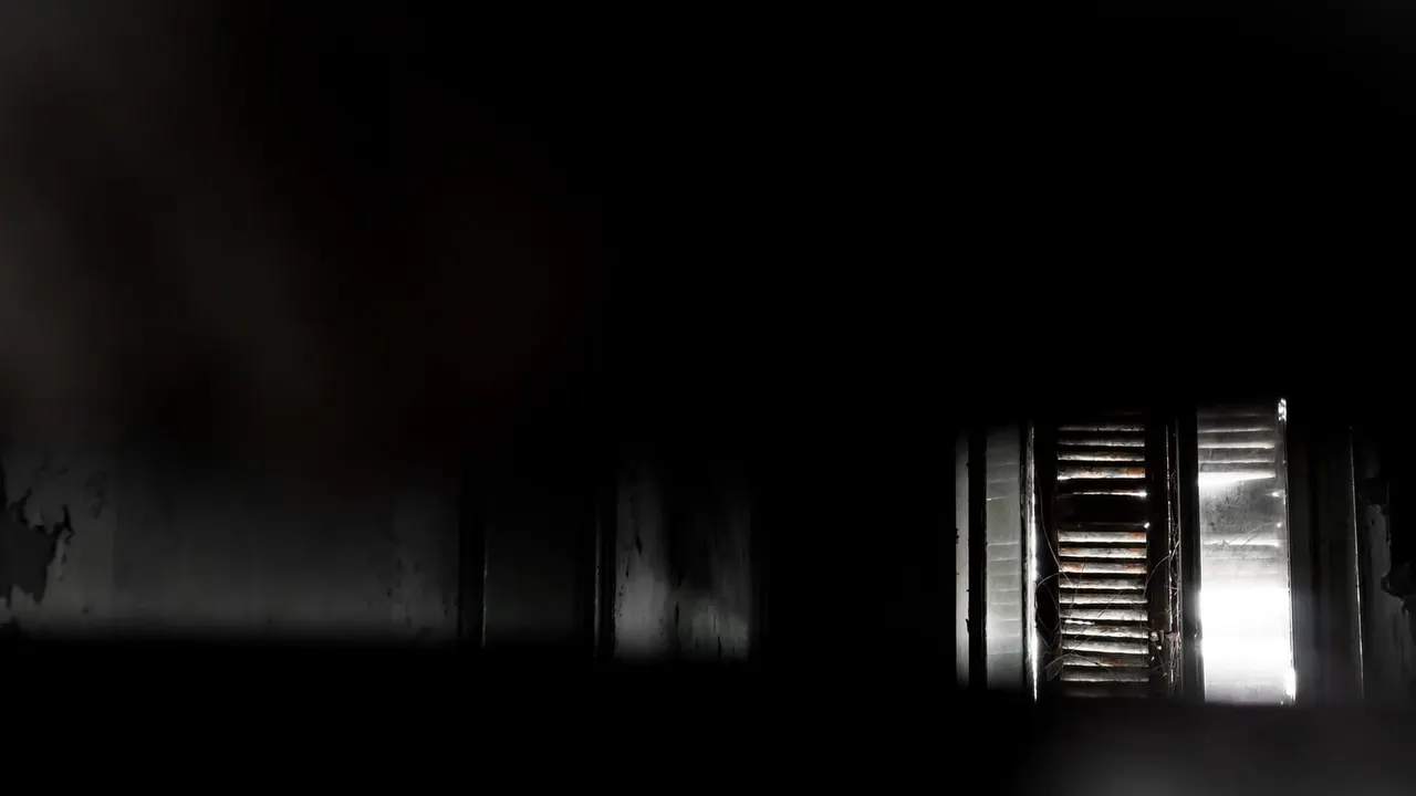 Old window with dirty light view in Break Free Leicester escape room