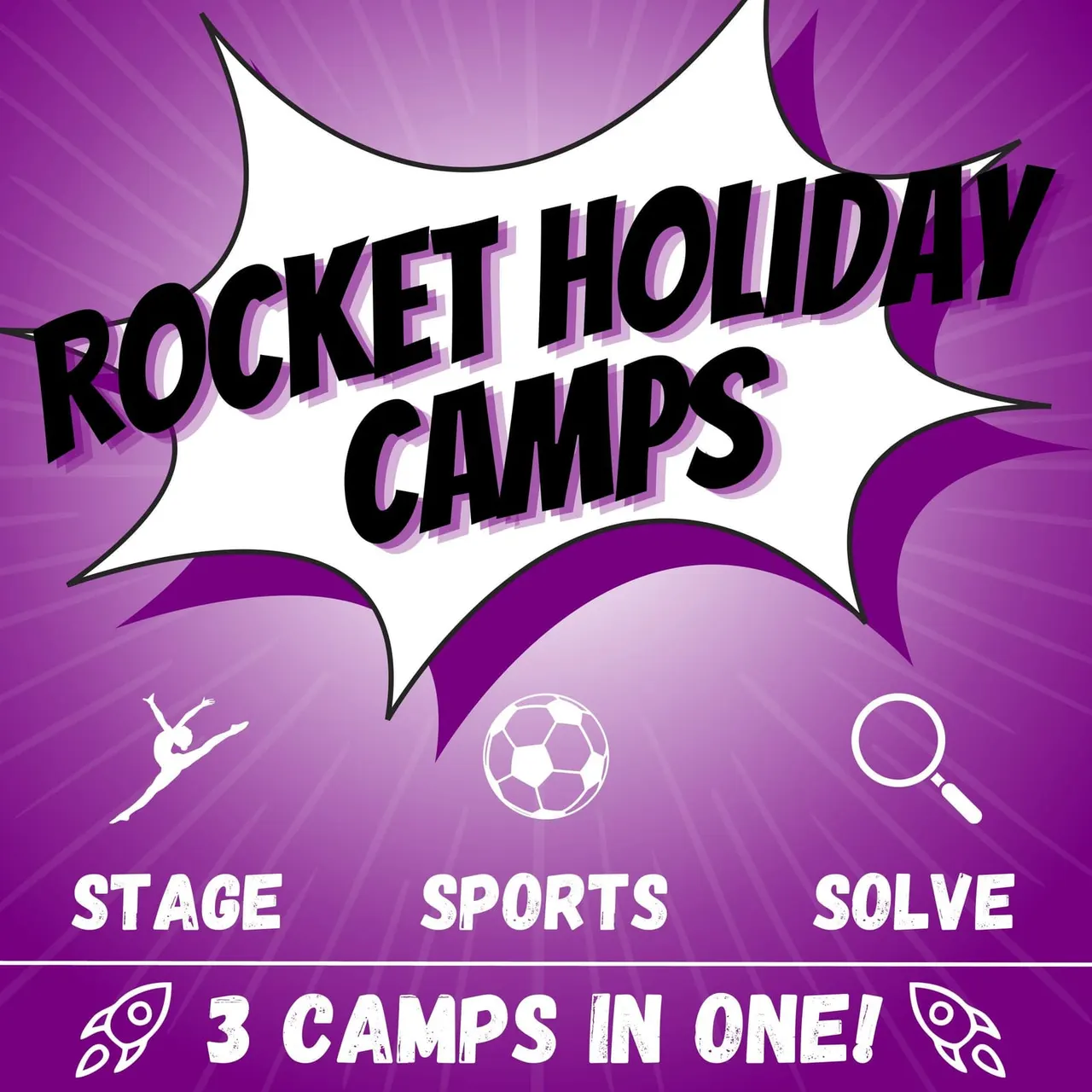 Rocket Holiday Camps - Blaby | Childrens Holiday Club | Stage, Sports & Solve