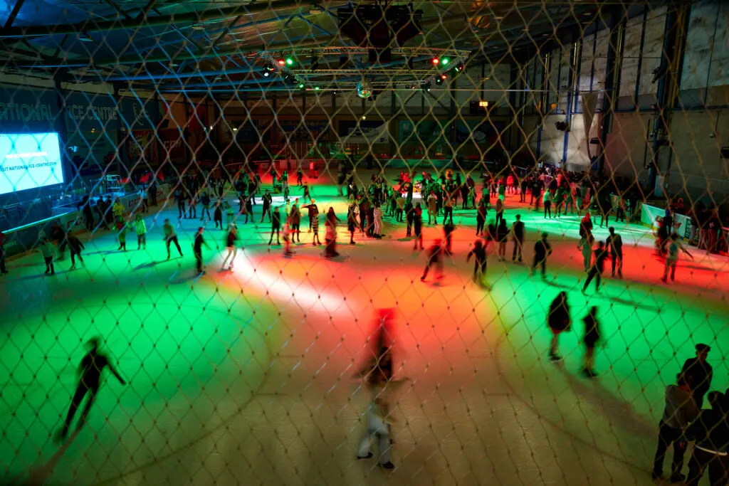 Skaters on the ice