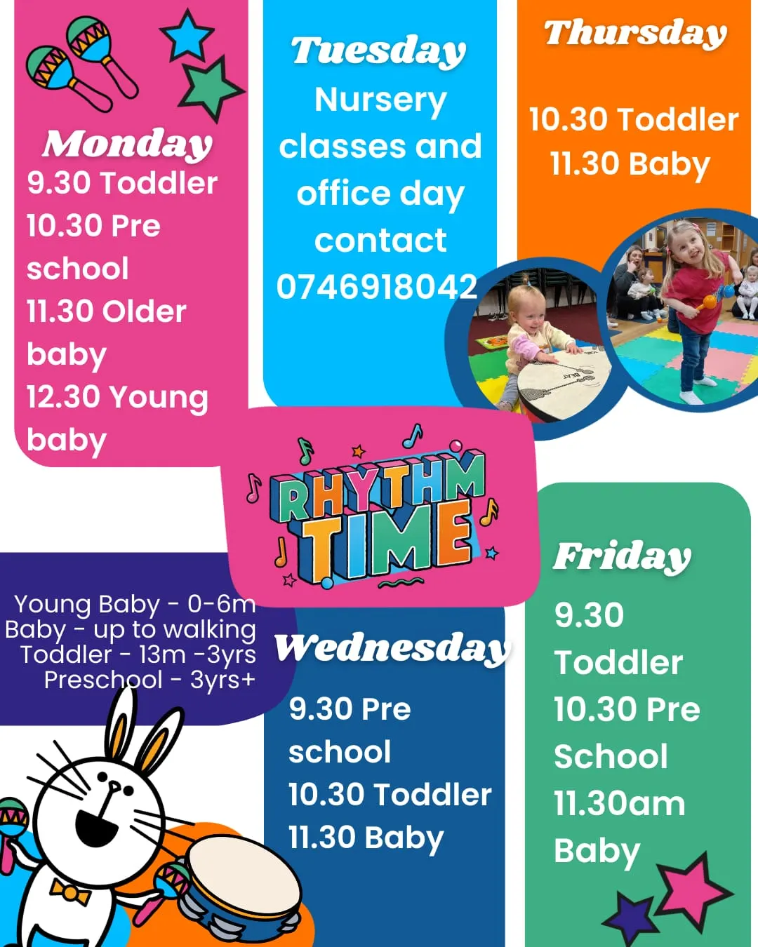 Rhythm Time Leamington Spa, Stratford upon Avon & Kenilworth