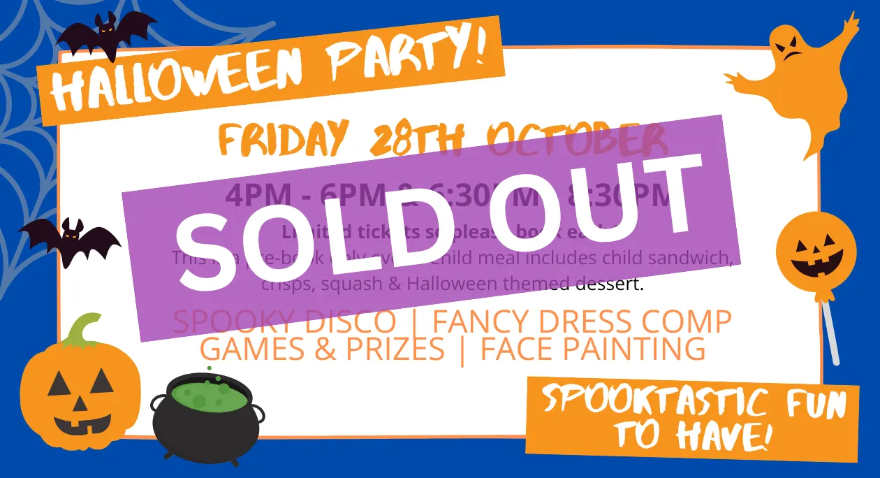 Halloween Party web slider graphic for Pirates Play Halloween Parties