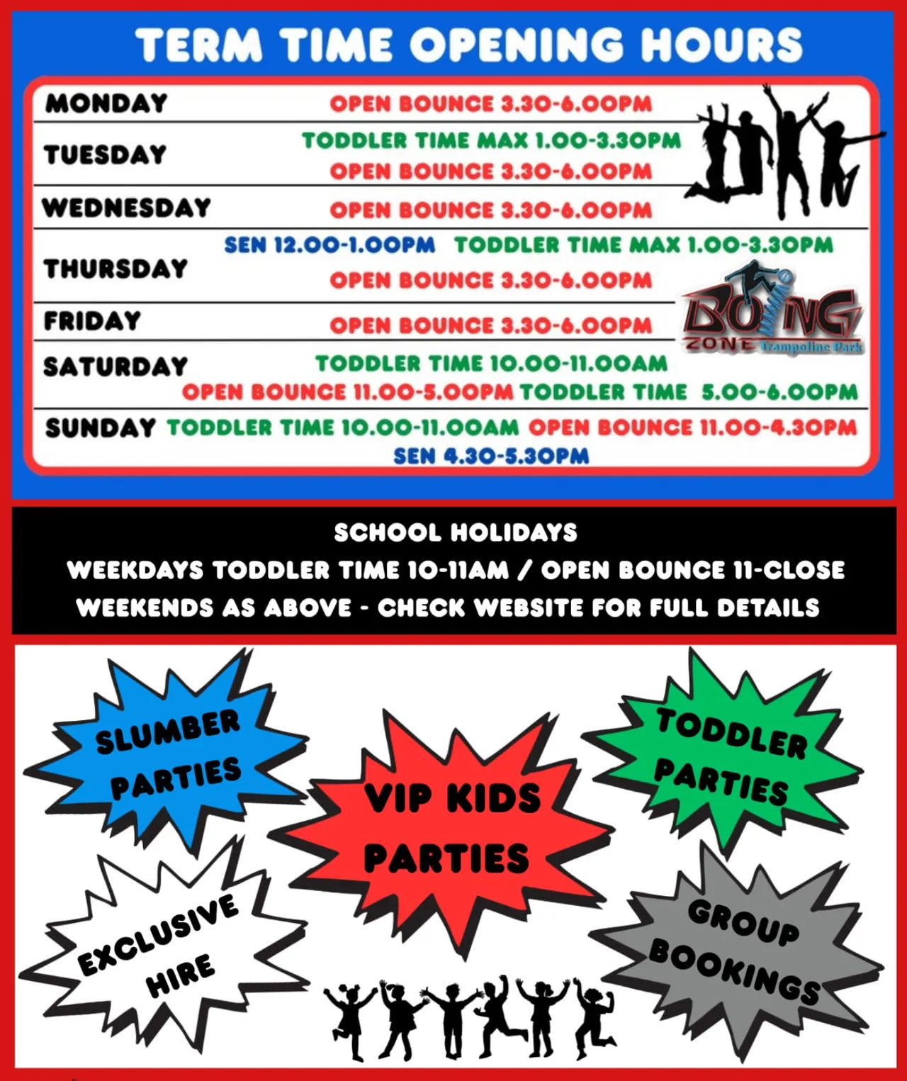 Boing Zone Trampoline & Inflatable Park