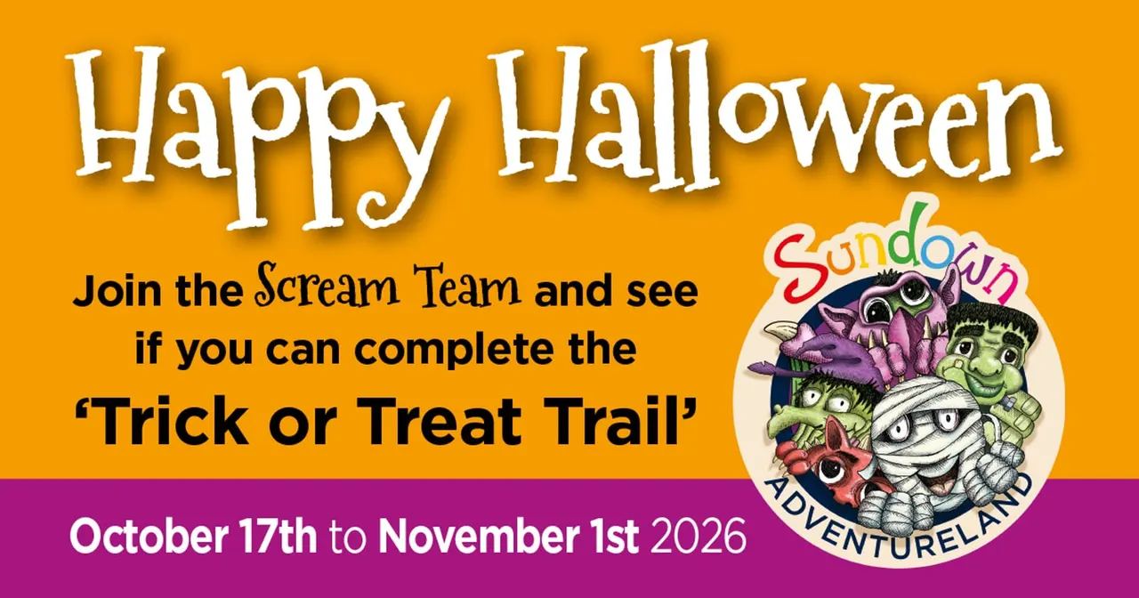 Sundown Halloween 2026 campaign art 1200 by 630