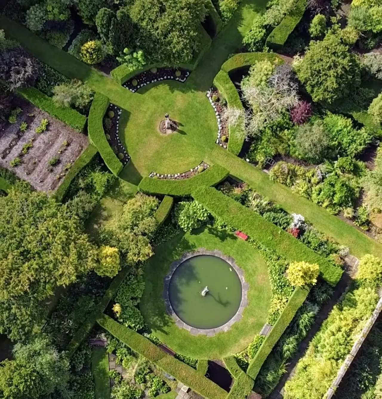 Greenbank Garden aerial