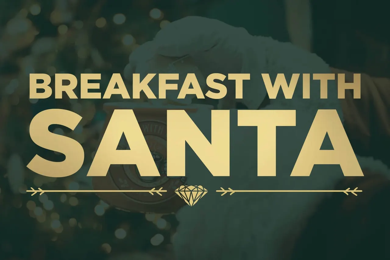 Breakfast with Santa festive category artwork for East Bridgford