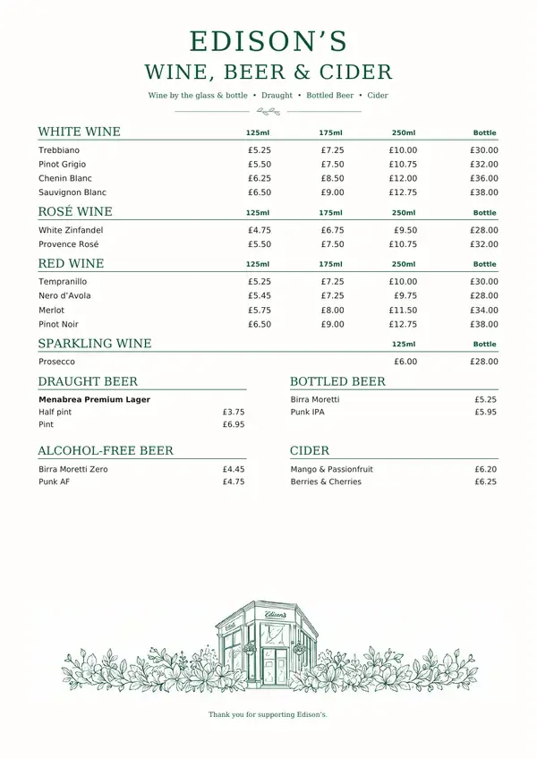 Edison's Coffee & Wine Southampton