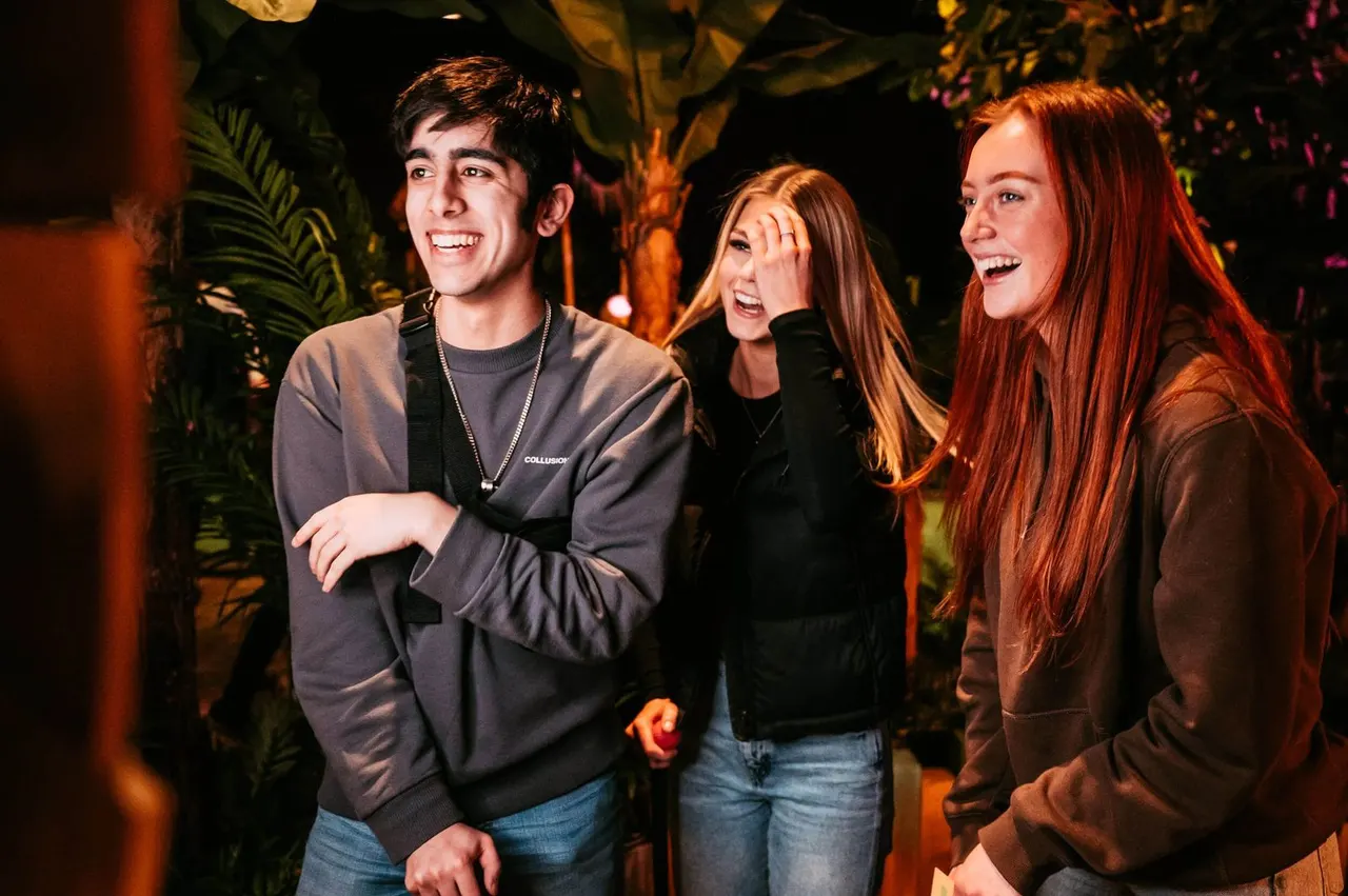 Family group on Treetop Golf course