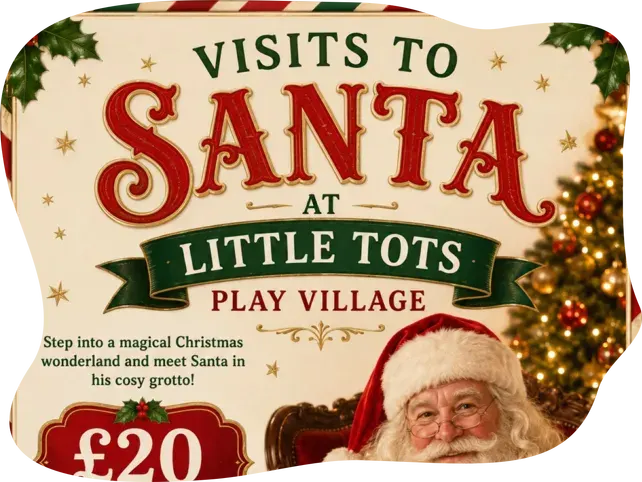 Little tots play village