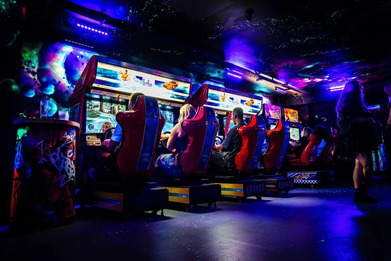NQ64 Nottingham venue interior arcade still