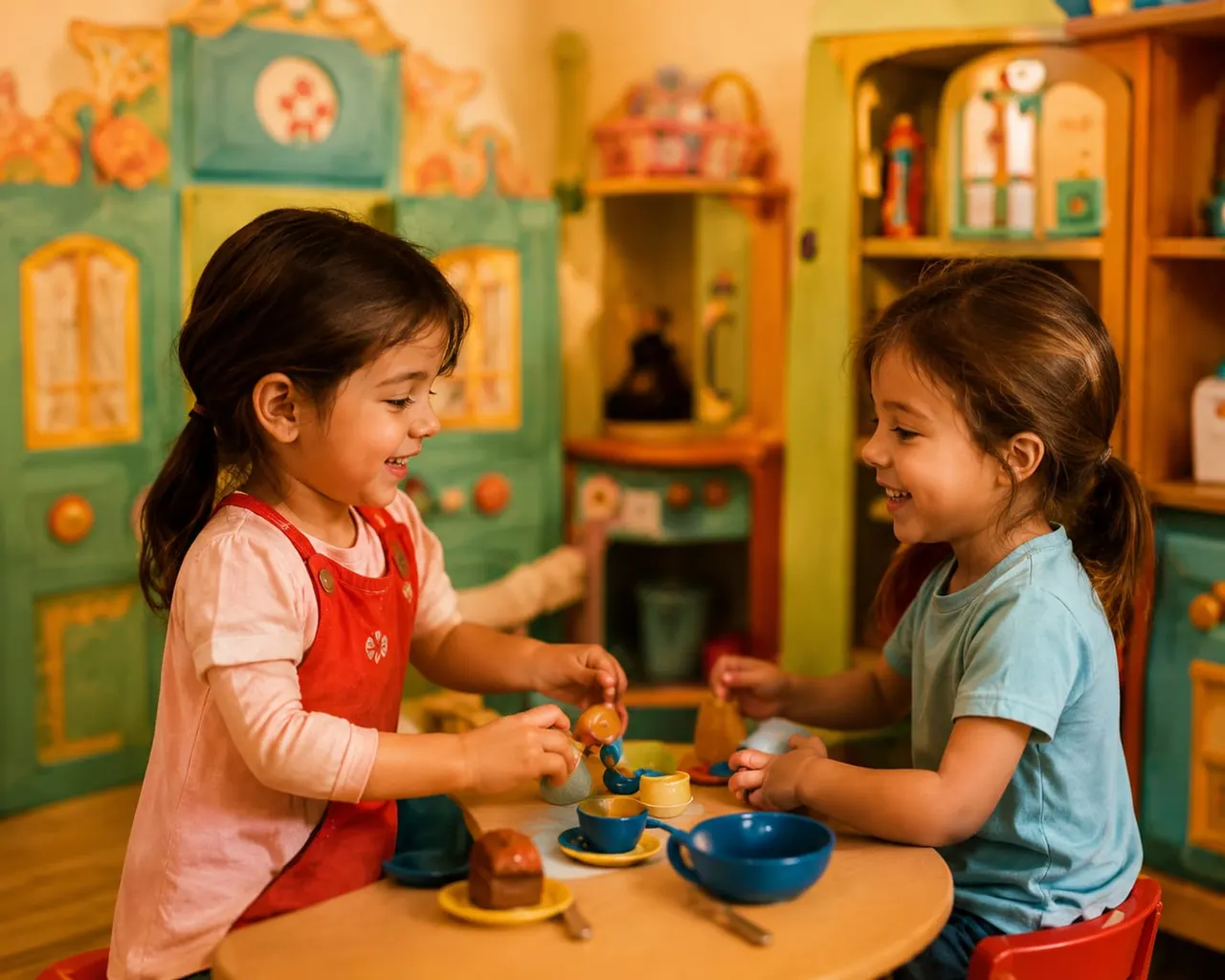 Role-play village kitchen at Fun Valley