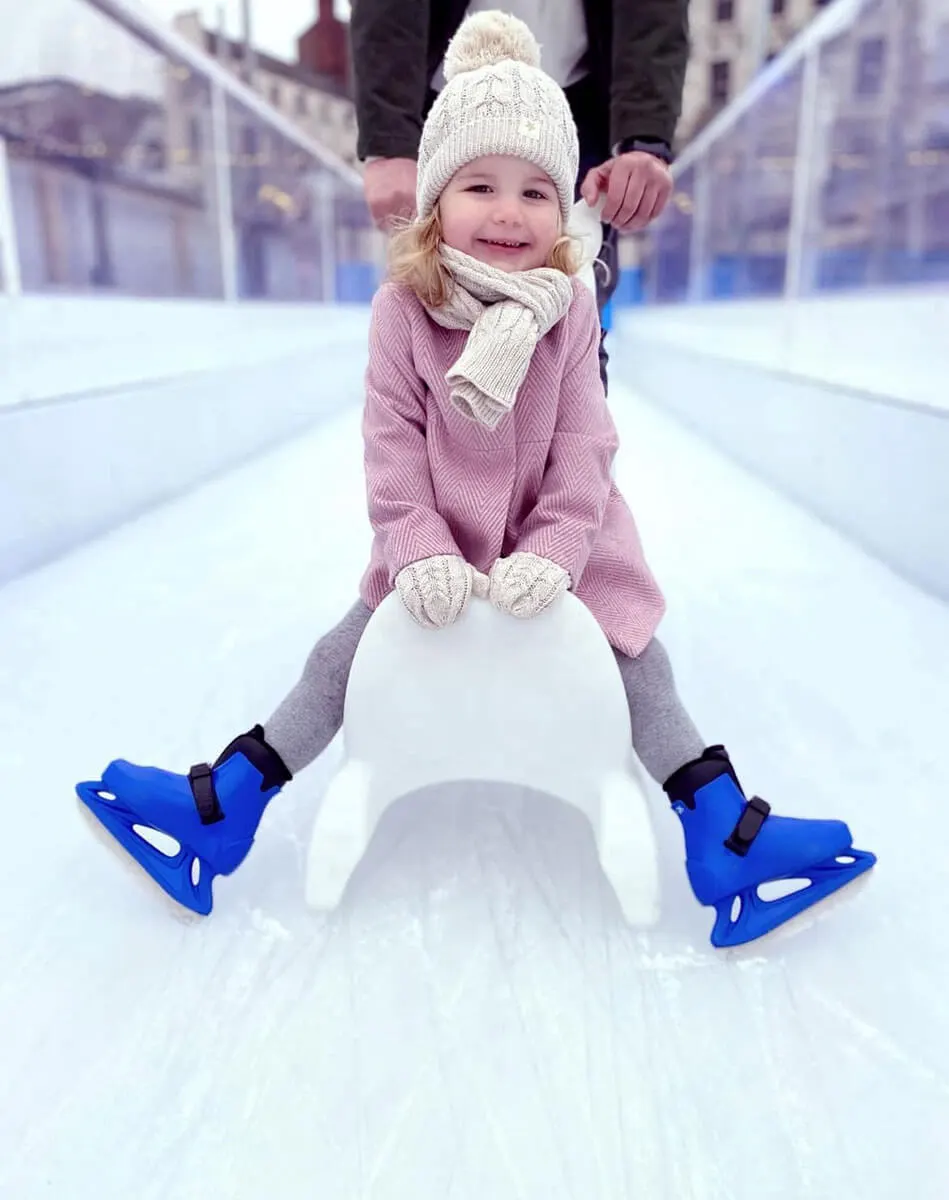 Ice skating at Nottingham Winter Wonderland