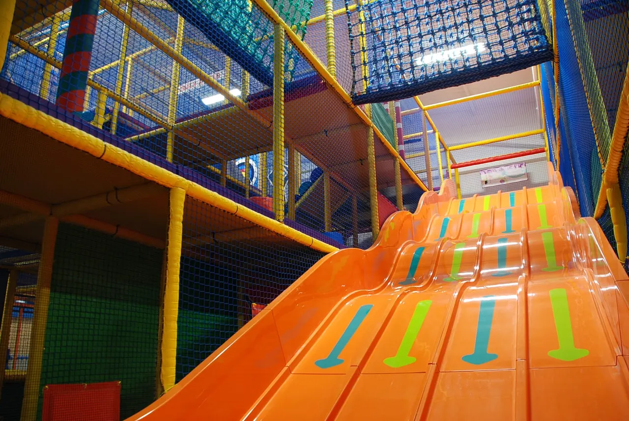 Soft-play frame interior at 360 Play Leicester