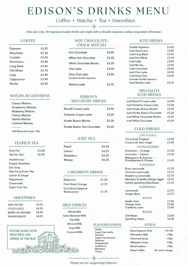 Edison's Coffee & Wine Southampton