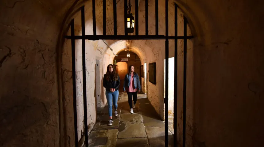 York Castle Museum prison corridor
