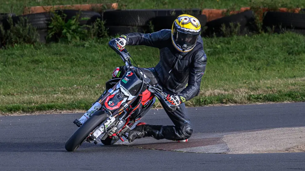 Wide view of Lockwell Hill outdoor kart circuit