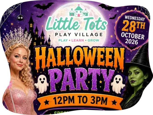 Little tots play village
