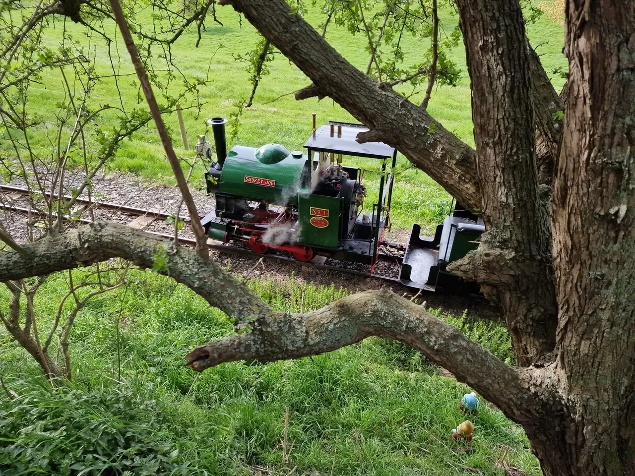 Miniature railway train