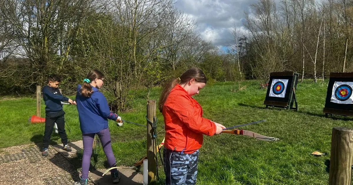 Climbing activity session at Leicester Outdoor Pursuits Centre