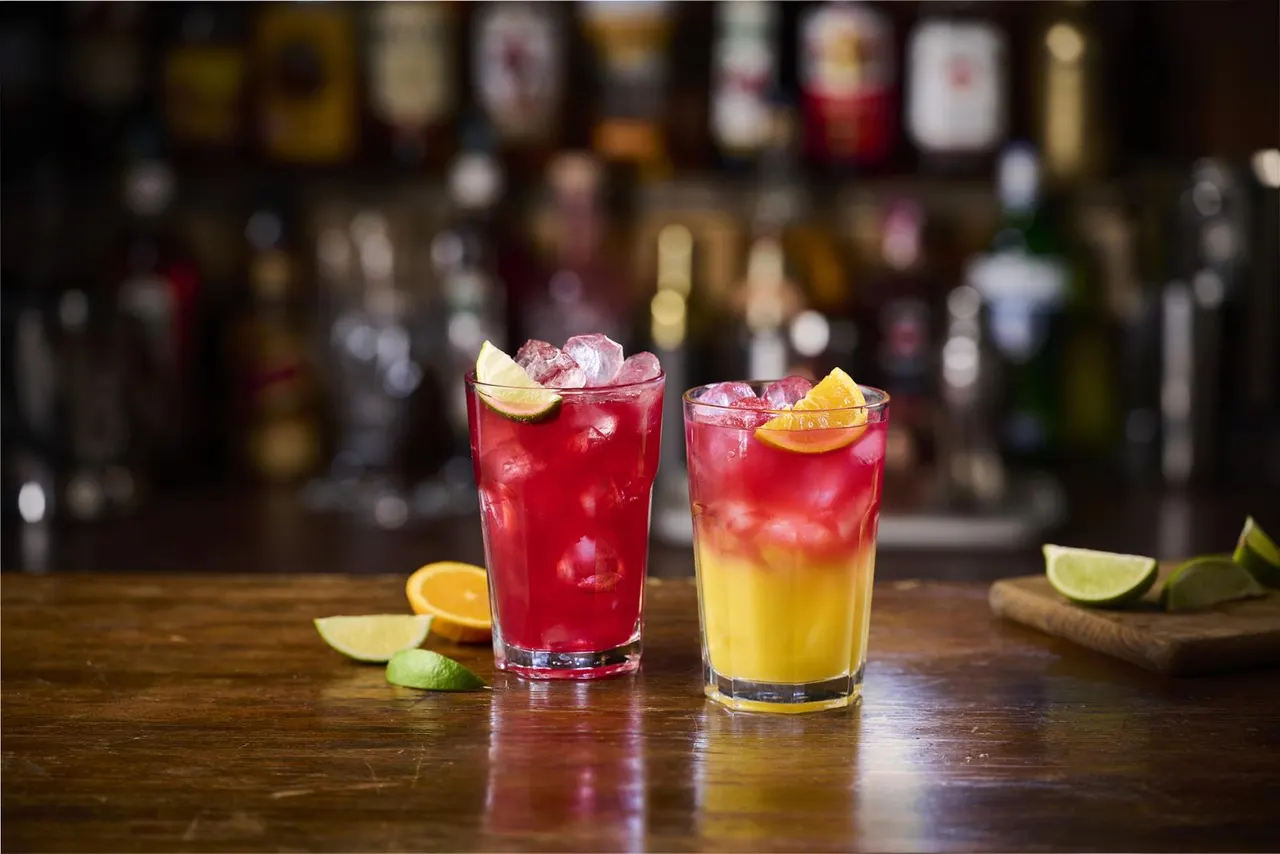 Drinks served at the pub