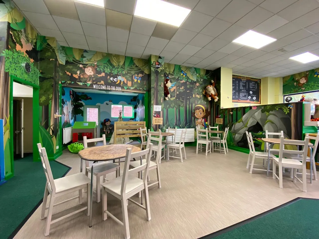 Soft-play interior at Jungle Bugs Melton Mowbray
