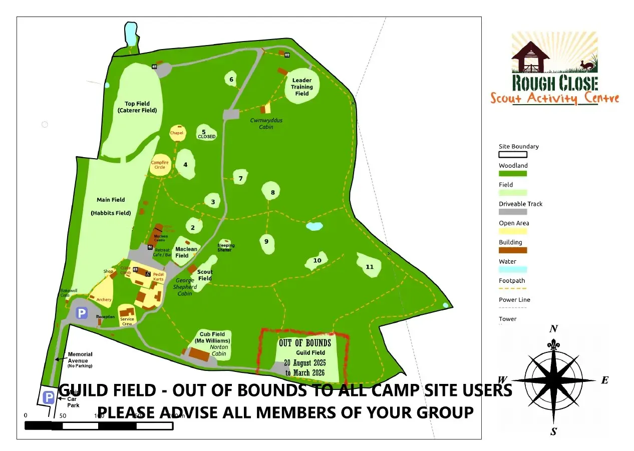 Rough Close Scout Campsite & Activity Centre