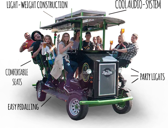 Cardiff beer bike