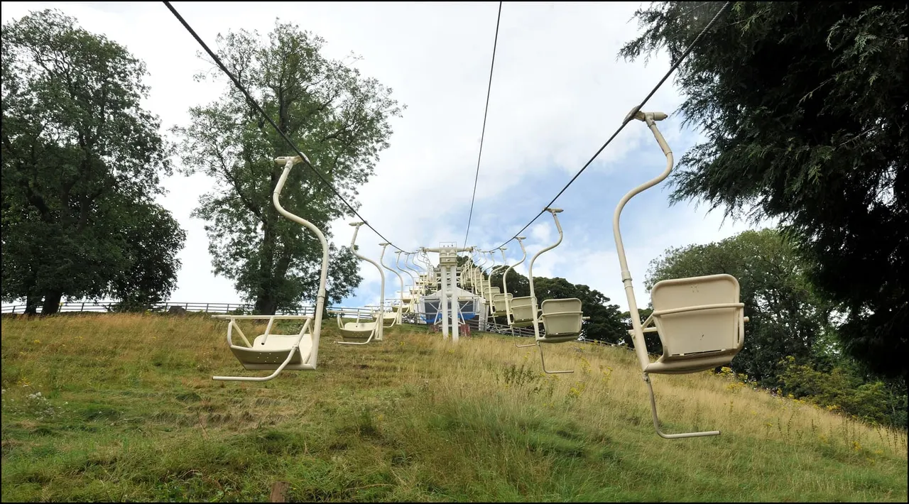 Vintage chairlift at Dudley Zoo