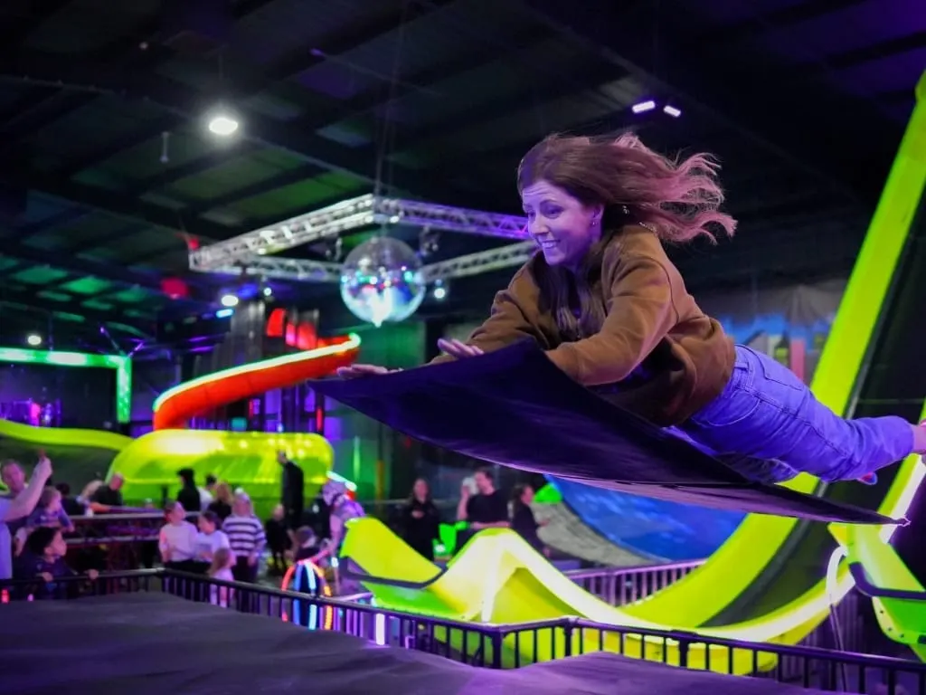 Slick City Nottingham indoor slides and play frames