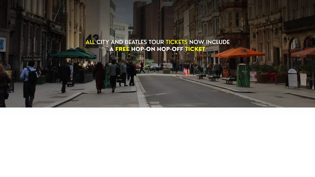 Liverpool City Sights Tour Bus
