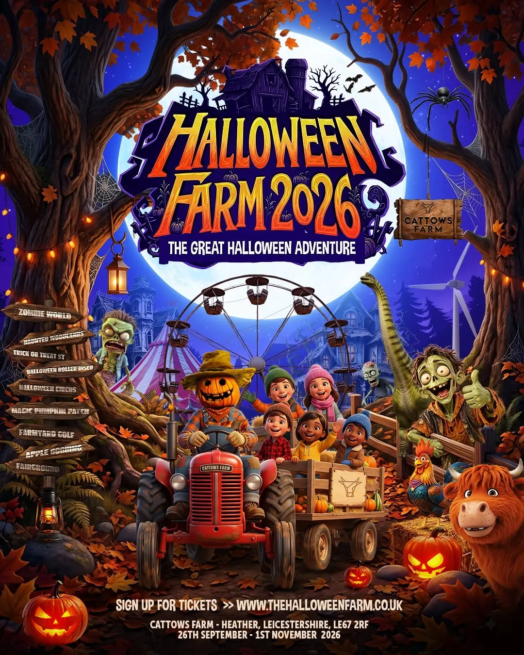 Halloween Farm 2026 promotional poster