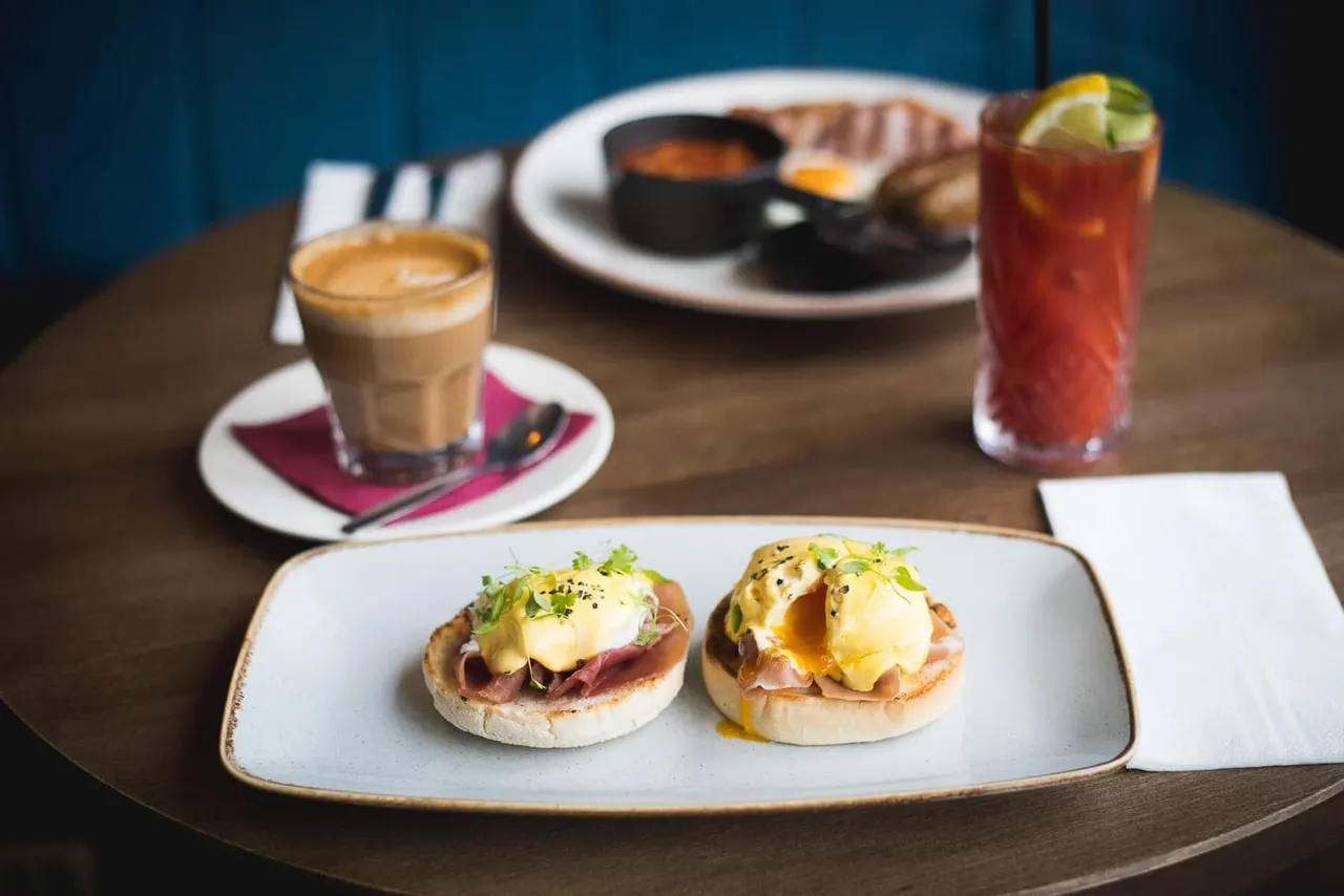Breakfast plate at The Refinery West Bridgford