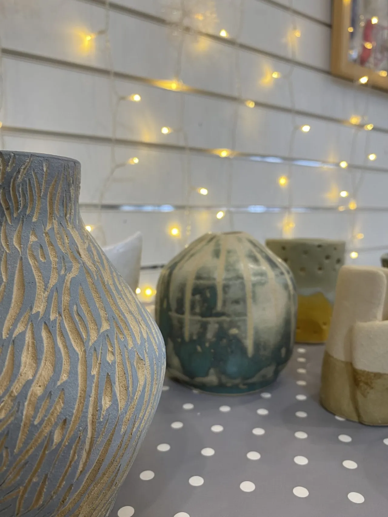 Pottery painting studio still at Kathryn Saunby
