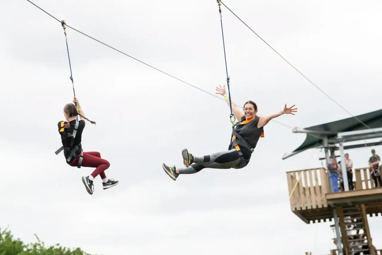 Net Park and aerial play at Adventures Mill Waters