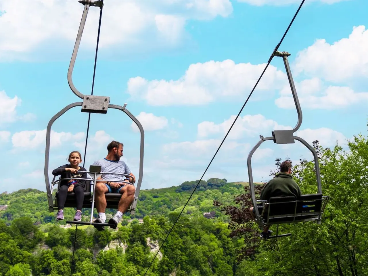 Hillside resort overview at Gulliver's Kingdom Matlock Bath
